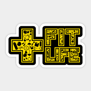 + FIT + LIFE Sticker